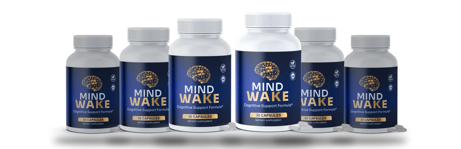 MindWake 6-bottle cognitive support package